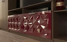 Стенка в гостиную 3D глянец 17