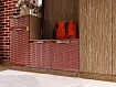 Прихожая глянец 3D 15, Коричневый