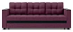 Прямой диван Атланта 6 дизайн 1, Фиолетовый