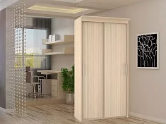 Шкаф-купе Эконом Миллениум 884х2400х573 светлый роникон