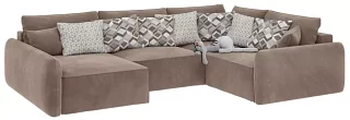 Модульный диван Портленд Еврокнижка Бежевый