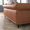 Кожаный диван Вискафорс, Коричневый