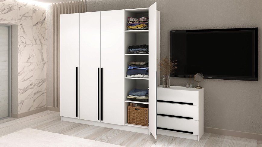 Комплект в гостиную Бастион 2,8 м, Белый