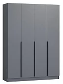 Шкаф 1.6 м Авангард, графит Серый