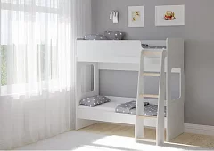 Двухъярусная кровать Легенда Кровати без механизма Белый