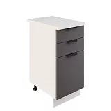 Шкаф нижний с ящиками ШН3Я 400 София Норд (софт маренго)