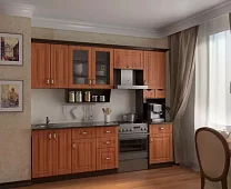 Кухня Классика мдф 4 на заказ Коричневый