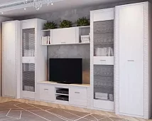Стенка Гамма-20 дизайн 4 Белый 