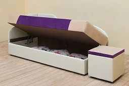 Кушетка Алина Без механизма Фиолетовый