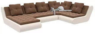 Модульный диван Кормакоф Дельфин Коричневый