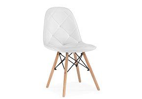 Стул деревянный Kvadro 1 white / wood 