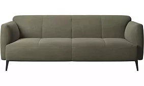 Прямой диван 2-местный Некст 2 (Лофт) экокожа Без механизма Серый