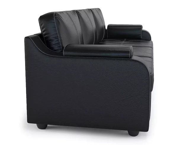 Кожаный диван Берета, Черный