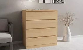 Комод Мальм Бежевый
