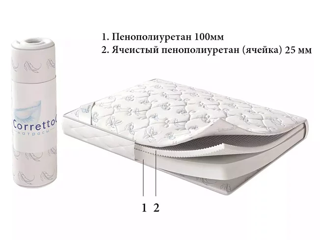 Матрас Ролл Слип (Ролл Слип), Белый