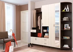 Стеллаж угловой Вега УО Коричневый