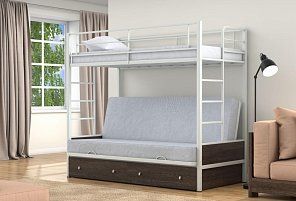 Двухъярусная кровать-диван Дакар 2 (с ящиком) Кровати без механизма 