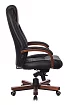 Кресло руководителя Бюрократ T-9923 Walnut дизайн 1, Черный