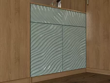 Прихожая глянец 3D 1 Бежевый