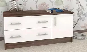 Комод Мебелеф-13 Белый 