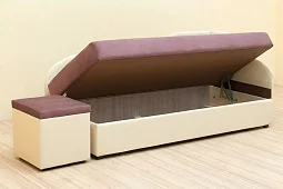 Кушетка Алина Без механизма Коричневый