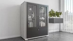 Комод Афина Черный 
