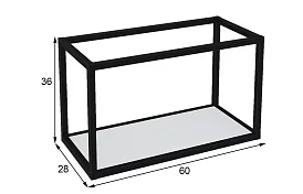 Каркасная полка Лофт ПМГ-Л 600