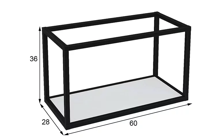 Каркасная полка Лофт ПМГ-Л 600, Белый