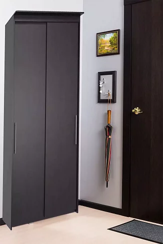 Шкаф-купе Эконом Миллениум 884х2400х573, Коричневый