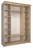 Шкаф-купе Эконом Миллениум 1752х2400х573 светлый роникон Бежевый