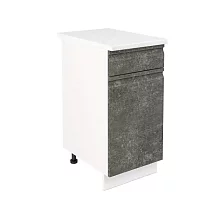 Шкаф нижний с ящиком ШН1Я 400 Бруклин (бетон коричневый) 