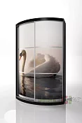 Радиусный шкаф купе Мебелеф-3