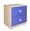 Тумба прикроватная Жили-были, Синий