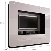 Стенка для гостиной Купертино 3