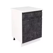 Шкаф нижний с ящиком ШН1Я 600 Бруклин (бетон черный)