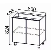 Стол-рабочий 800 Волна