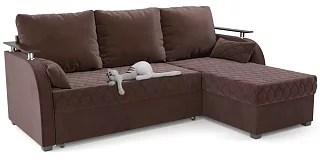Угловой диван Токио Дельфин Коричневый