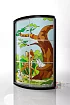 Радиусный шкаф-купе Мебелеф-3, Коричневый