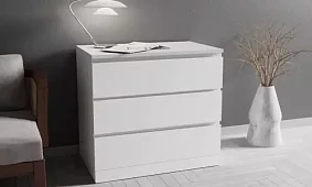 Комод Мальм МФ Белый
