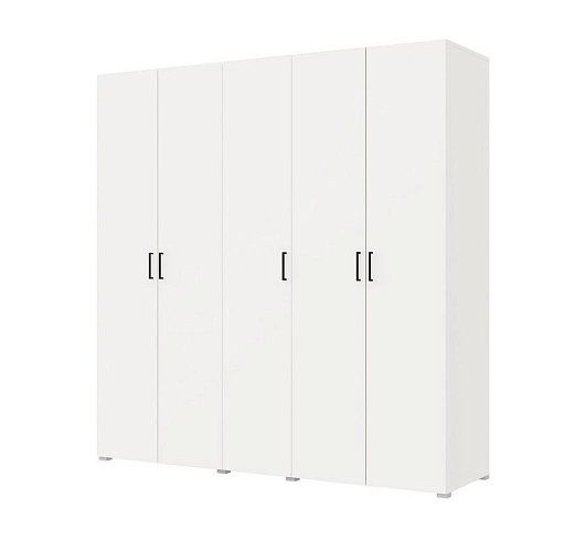 Шкаф Квадро 5-ти ств 2000 дизайн 4, Белый
