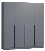 Шкаф 2.0 м Авангард, графит Серый
