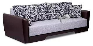 Прямой диван Амстердам Еврокнижка Серый