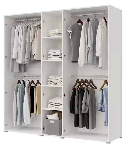 Шкаф Квадро 5-ти ств 2250, Белый