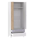 Шкаф для одежды Морти НМ 041.10 Белый