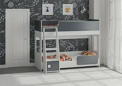 Двухъярусная кровать Легенда Кровати без механизма Розовый