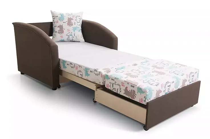 Прямой диван Даня, Фиолетовый