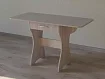 Стол раскладной с ящиком, Бежевый
