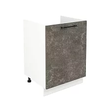 Шкаф нижний под мойку ШНМ 600-1 Нувель (бетон коричневый) 