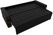 Прямой диван Венеция, Черный