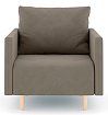 Кресло Милли с локтями, Коричневый